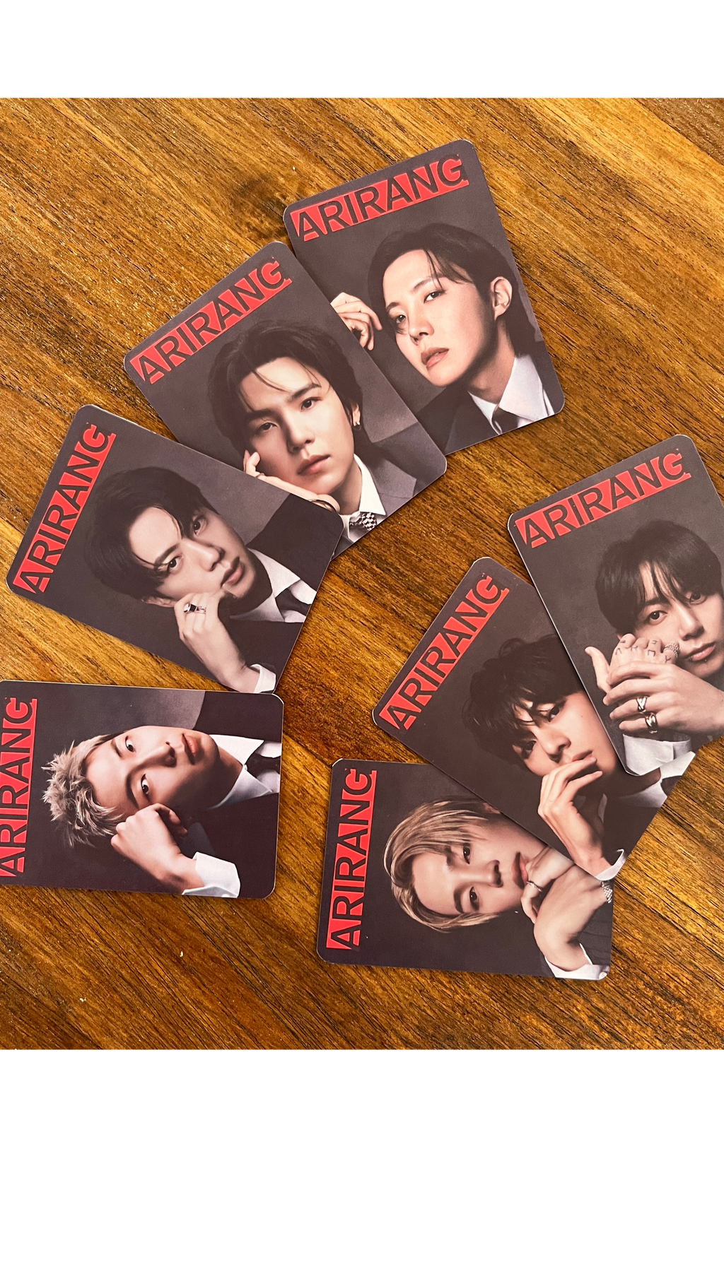 Photocards BTS - Arirang