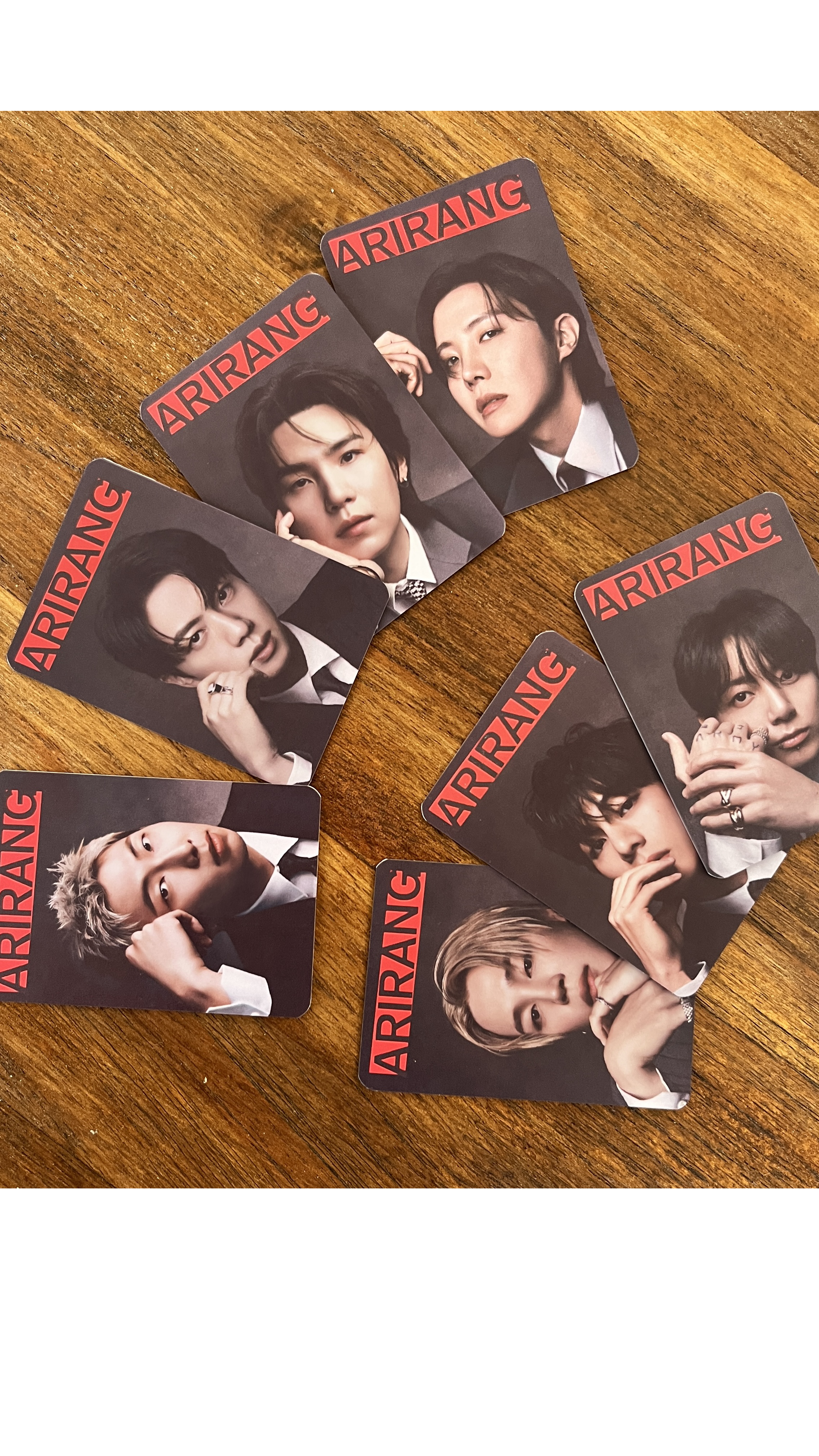Photocards BTS - Arirang